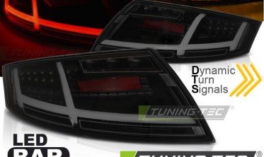 Задние фонари диодные Audi TT MK2 тюнинг стопы black smoke фото