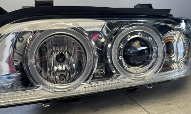 Тюнінгові фари передні BMW E39 з діодними кільцями фото