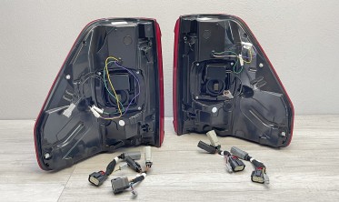 Задние фонари диодные Ford F150 MK14 2020-2023 стопы тюнинг red фото