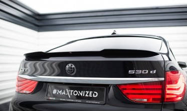 Cap спойлер BMW 5 Gran Turismo F07 черный глянцевый фото