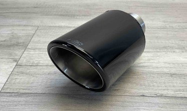 Насадка глушителя черная Buzzer ZZ115XB MW круглая 115 мм с вкладышем фото