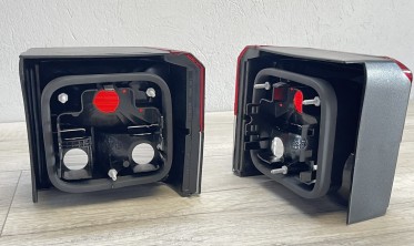 Фонари задние (стопы тюнинговые) VW T4 Red Smoke фото