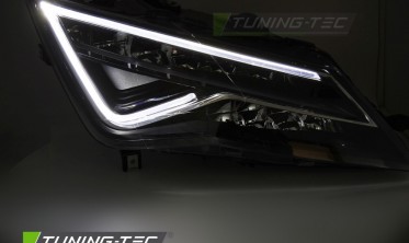 Диодные фары передние Seat Leon MK3 5F 2012-2020 тюнинг оптика full led фото