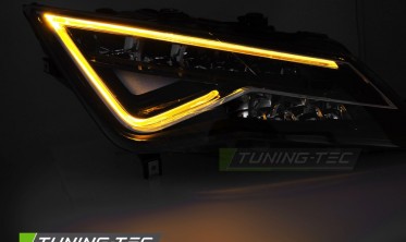 Диодные фары передние Seat Leon MK3 5F 2012-2020 тюнинг оптика full led фото