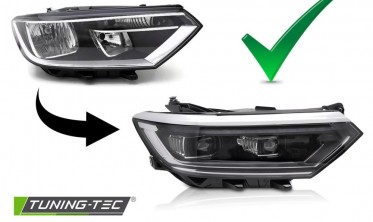 Диодные фары передние VW Passat B8 2014-2019 тюнинг оптика full led фото