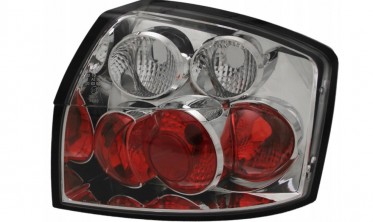 Задние фонари Audi A4 B6 Sedan тюнинг стопы хром фото
