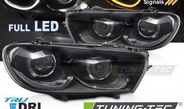 Передні full led фари VW Scirocco 3 тюнінг оптика з динамічними поворотами фото