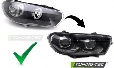 Передние full led фары VW Scirocco 3 тюнинг оптика с динамическими поворотами фото
