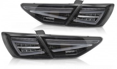 Задние фонари диодные Seat Leon MK3 5F HB 2012-2020 тюнинг стопы black фото
