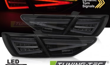 Задние лед фонари Seat Leon MK3 5F HB 2012-2020 стопы black smoke фото