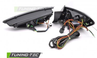 Задние фонари full led Seat Leon MK3 5F HB 2012-2020 тюнинг стопы red smoke фото