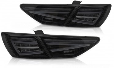 Задние фонари тонированные Seat Leon MK3 5F HB 2012-2020 стопы тюнинг фото