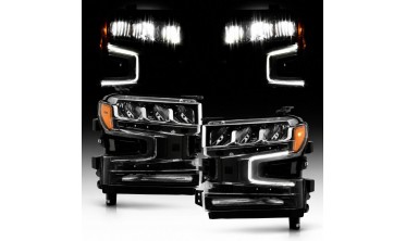 Фары передние диодные Chevrolet Silverado 1500 (2019-2021) фото