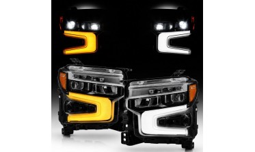 Фары передние диодные Chevrolet Silverado 1500 (2022-2024) фото
