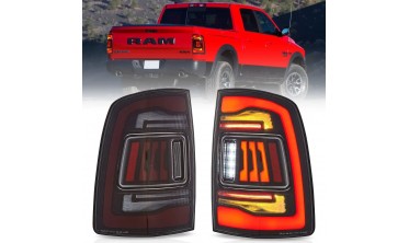 Задние фонари диодные RAM 1500 2009-2018 стопы тюнинг фото
