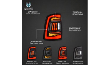 Задние фонари диодные RAM 1500 2009-2018 стопы тюнинг фото