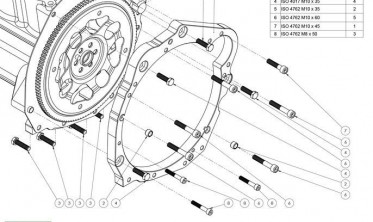 Gearbox adapter plate (переходная плита) Nissan RB - BMW DCT DKG GS7D36SG / N54 GS6-53BZ фото