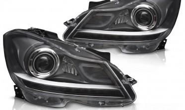  Фари передні Mercedes W204 2011-2014 тюнінг оптика в стилі ксенон фото