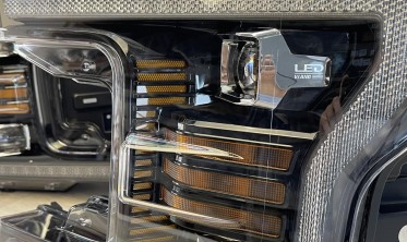 Led фари передні Ford F150 MK13 2017-2020 чорна тюнінг оптика фото