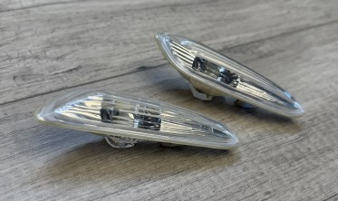 Хром повороти бічні в крило BMW E60, E61, E46 рест., X3 Е83 фото