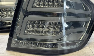 Фонари задние led bar Mercedes ML W164 smoke фото