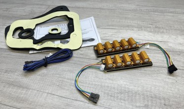 Фонари задние led bar Mercedes ML W164 smoke фото