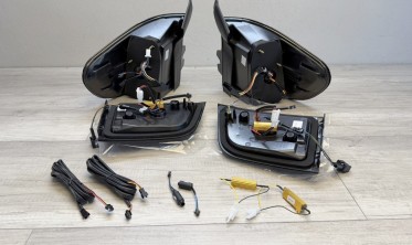 Тюнинговые фонари задние BMW X5 E70 LCI 2010-2013 светодиодные фото