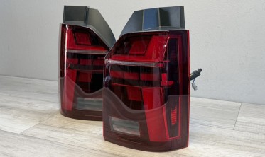 Задние фонари VW T6 15-19 / T6.1 20-24 светодиодные тюнинговые red фото