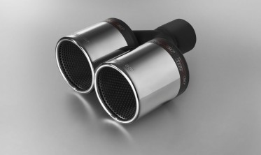 Насадка глушника Buzzer ZZ2x101LP ліва подвійна кругла  фото