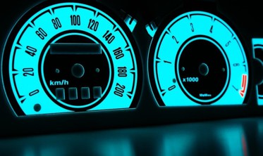 Тюнинговые накладки на шкалы приборов Fiat Uno вер. 2 фото