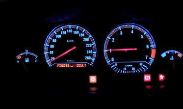 Плазменные накладки на шкалы приборов BMW E36 / Z3 версия 2 фото