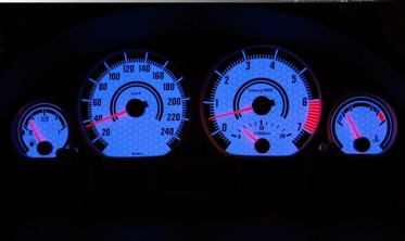 Тюнінгові накладки у щиток приладів BMW E46 варіант 3 фото