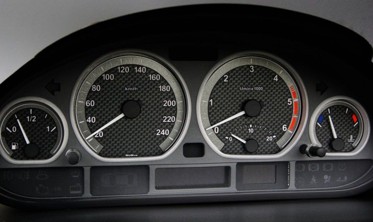 Плазменные накладки для тюнинга панели приборов BMW E46 версия 2 фото