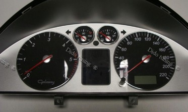 Хром кольца в щиток приборов VW Sharan (00-...), Ford Galaxy mk2 (00-05) фото