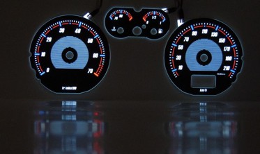Накладки, що світяться, в щиток приладів Peugeot 307 вер. 1 фото