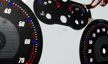 Накладки, що світяться, в щиток приладів Peugeot 307 вер. 1 фото