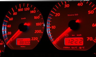 Накладки, що світяться на шкали приладів Volkswagen Golf 3, Vento, Jetta 3, Polo 6N вар. 4 фото