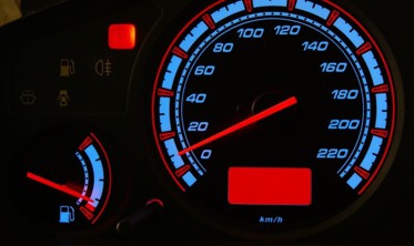 Светящиеся накладки на панель приборов Nissan Primera P11 дорестайл вер. 2 фото