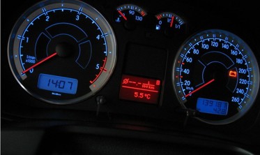 Тюнінг накладки на шкали приладів Volkswagen Passat B5 1996-2000 вар. 1 фото