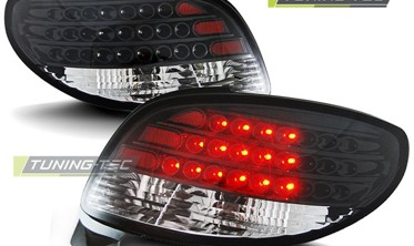 Черные фонари задние с диодами PEUGEOT 206 хетчбек фото
