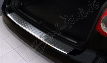 Накладка на бампер с загибом Volkswagen Passat B6 Variant фото