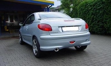 Модельний глушник Peugeot 206 CC 1,6i (121-112/10) фото