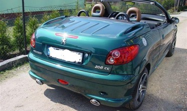 Модельный глушитель Peugeot 206 CC 1,6i (121-312/10) фото