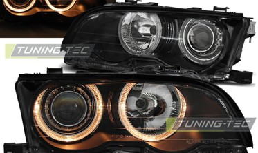 Тюнінгові фари без поворотів BMW E46 рестайл купе, кабріо фото