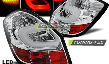 Тюнинговые фонари задние SKODA FABIA 2 с диодными поворотами фото