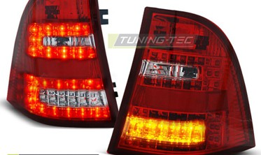 LED фонари задние MERCEDES ML W163 red white фото