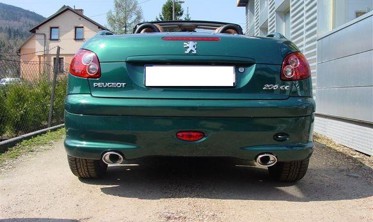 Модельный глушитель Peugeot 206 CC 1,6i (121-312/10) фото