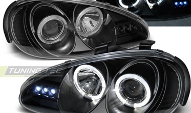 Чорні фари передні з кільцями MAZDA MX3 фото