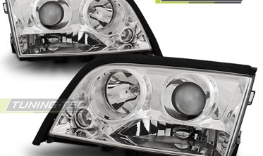 Линзованные фары передние MERCEDES С W202 фото