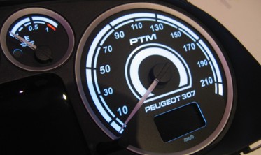 Тюнінгові накладки в приладку Peugeot 307 вер. 3 фото
